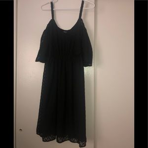 Black Cold Shoulder Dress